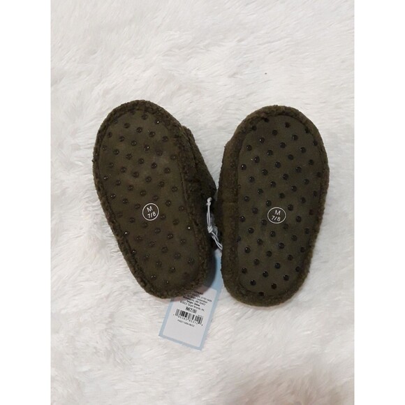 Toddler Avi Single Strap Faux Shearling Slippers "M ~ 7-8" (CAT and JACK) NEW!!! - Picture 2 of 6
